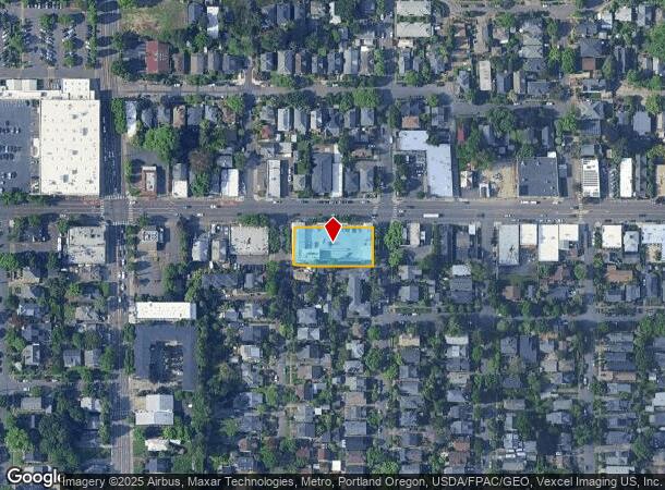  4034 Se Hawthorne Blvd, Portland, OR Parcel Map