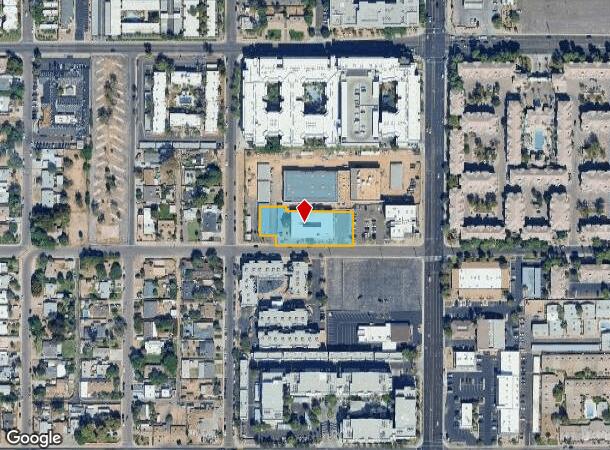  1550 E Meadowbrook Ave, Phoenix, AZ Parcel Map
