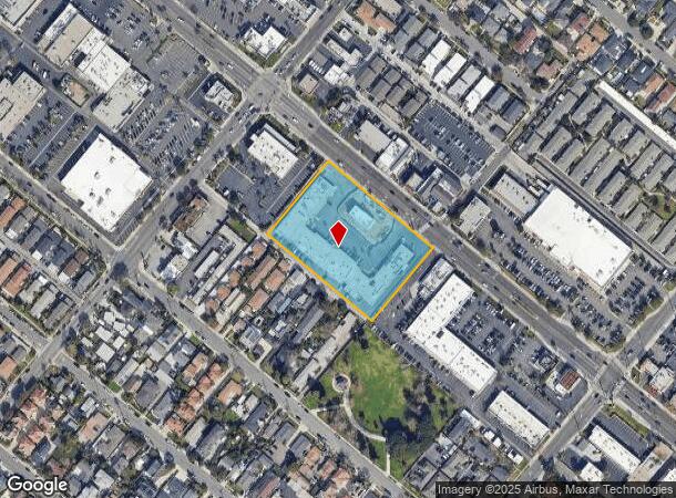  349 E 17Th St, Costa Mesa, CA Parcel Map