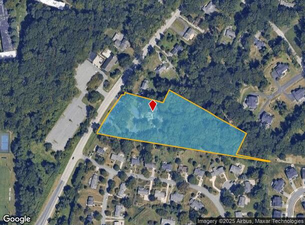 1105 Providence Rd, Towson, MD Parcel Map