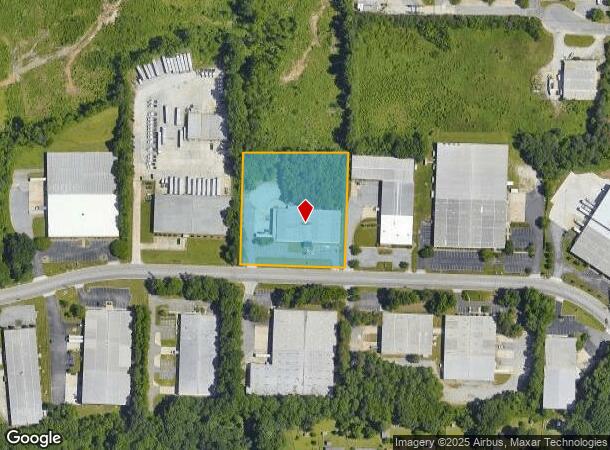  521 Townsend Ave, High Point, NC Parcel Map