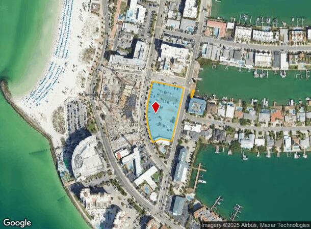  405 Coronado Dr, Clearwater Beach, FL Parcel Map