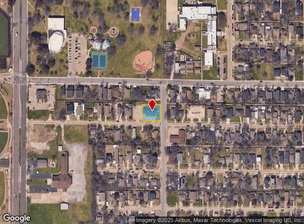  3603 Puget St, Dallas, TX Parcel Map