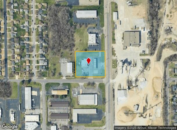 1401 N Bendix Dr, South Bend, IN Parcel Map