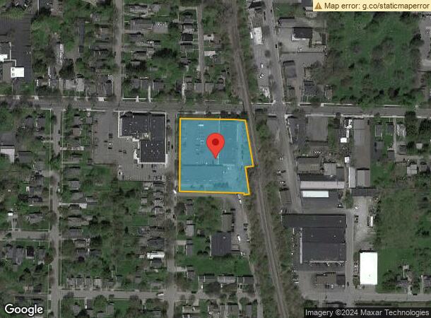  597 Oakwood Ave, East Aurora, NY Parcel Map