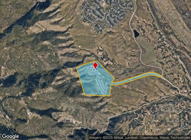 12999 W Deer Creek Canyon Rd, Littleton, CO Parcel Map