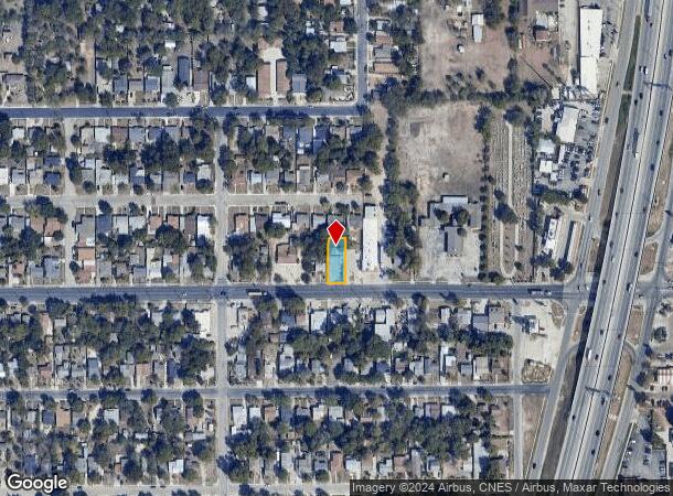  741 Division Ave, San Antonio, TX Parcel Map