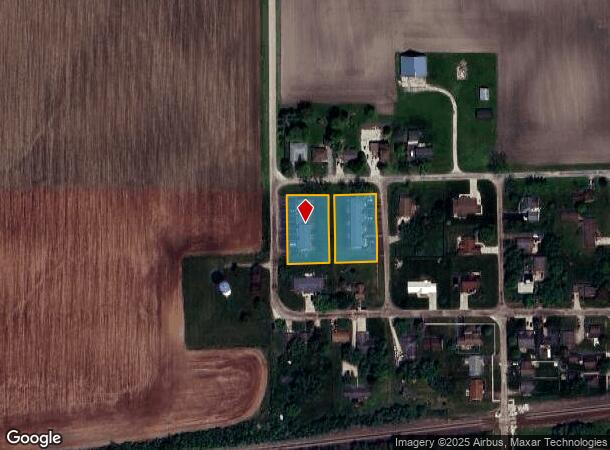 110 N West St, Creston, IL Parcel Map