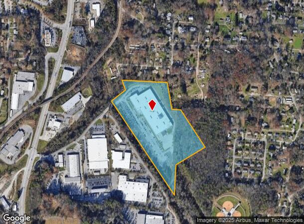  502 Sweeten Creek Industrial Park, Asheville, NC Parcel Map