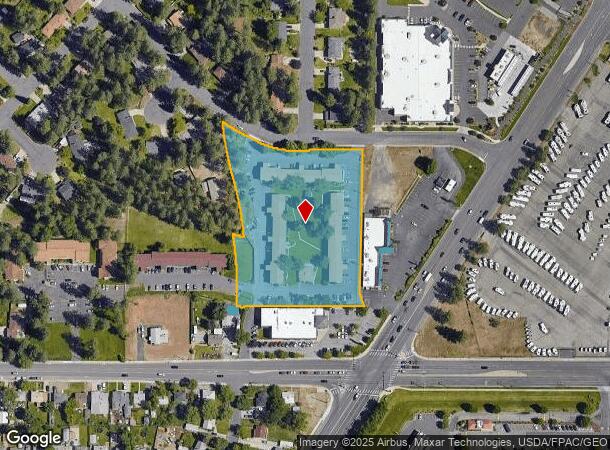  539 E Hawthorne Rd, Spokane, WA Parcel Map