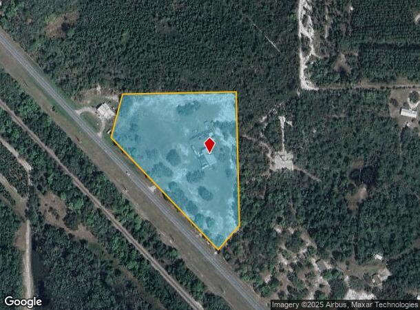  1614 S Highway 17, Pomona Park, FL Parcel Map