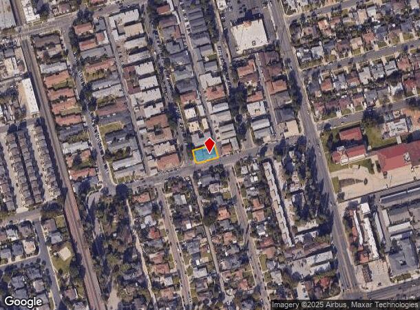  302 N Bush St, Anaheim, CA Parcel Map