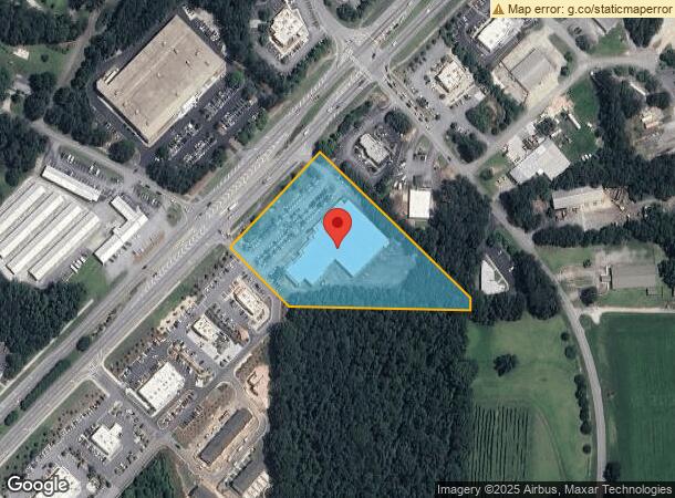  1307 N Glynn St N, Fayetteville, GA Parcel Map