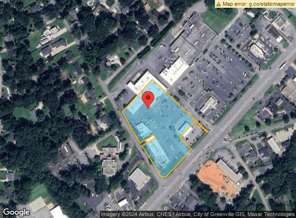  2801 Wade Hampton Blvd, Taylors, SC Parcel Map