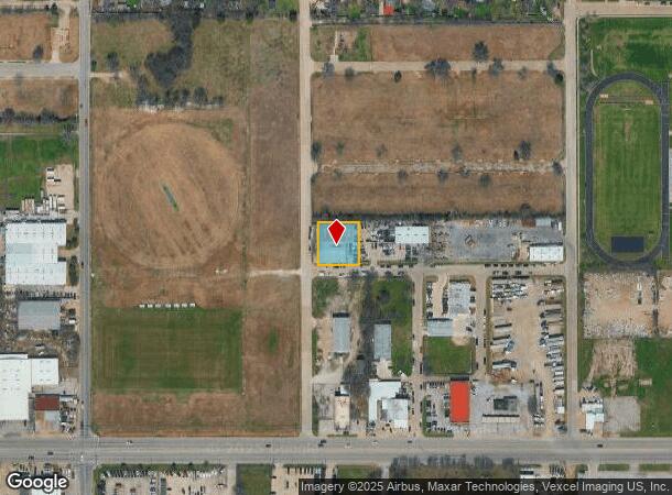  2502 Central Ave, Grand Prairie, TX Parcel Map