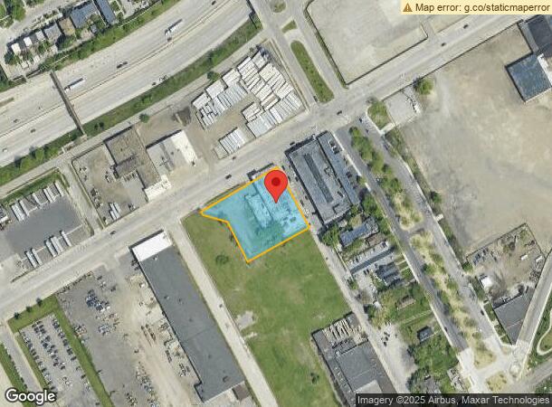  3845 W Fort St, Detroit, MI Parcel Map