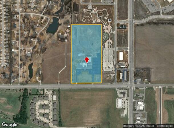  1636 E Patriot Ave, Derby, KS Parcel Map