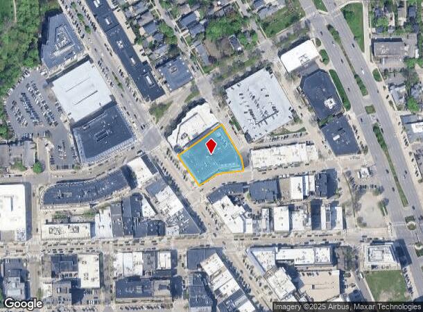 250 N Old Woodward Ave, Birmingham, MI Parcel Map