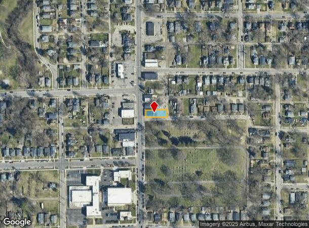  1612 Miami St, South Bend, IN Parcel Map