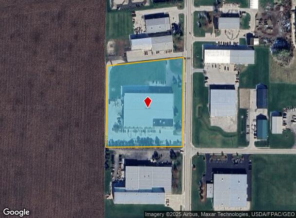  1250 Waterville Monclova Rd, Waterville, OH Parcel Map