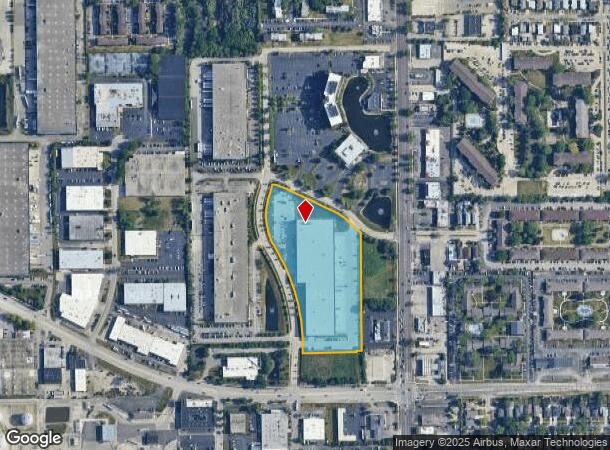 1731 Wall St, Mount Prospect, IL Parcel Map