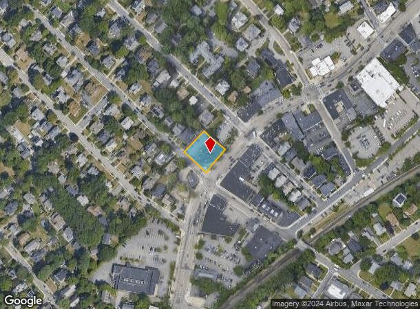  1895 Centre St, West Roxbury, MA Parcel Map