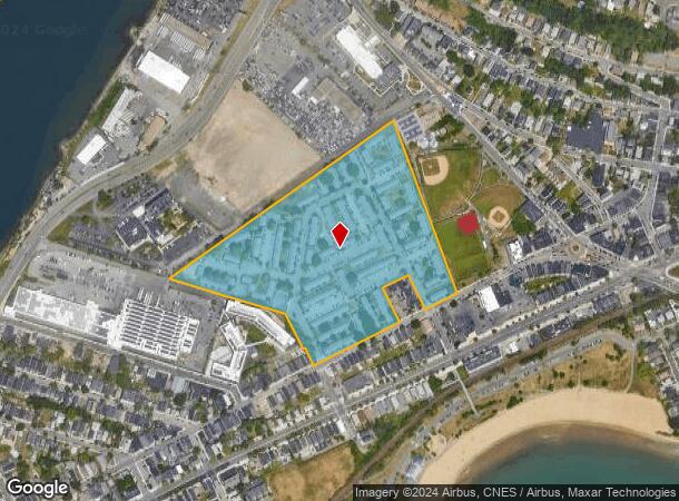  870 Saratoga St, East Boston, MA Parcel Map