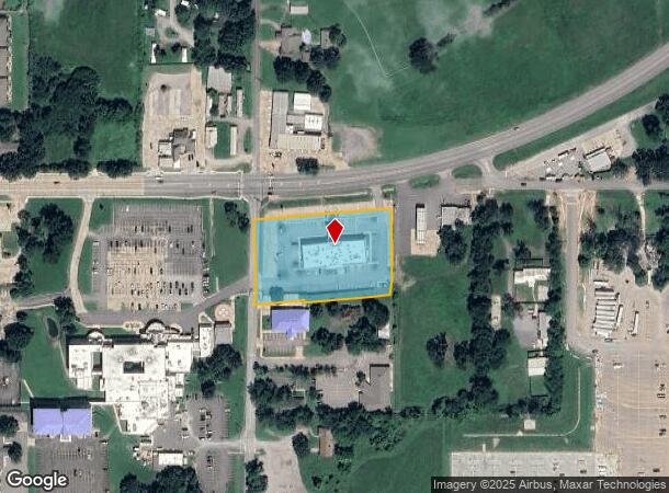 1500 E Downing St, Tahlequah, OK Parcel Map