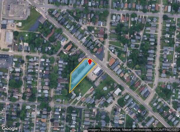  1027 Watervliet Ave, Dayton, OH Parcel Map