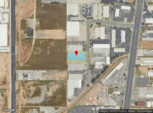  1640 Industrial Ave, Norco, CA Parcel Map