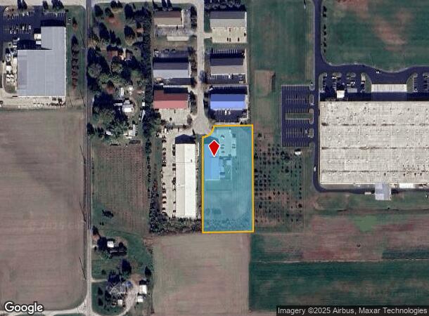 1629 Southpark Ct, Columbus, IN Parcel Map