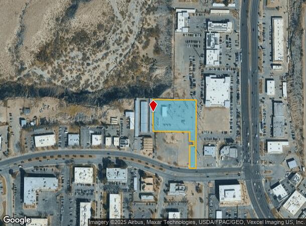 Executive Center Blvd, El Paso, TX Parcel Map