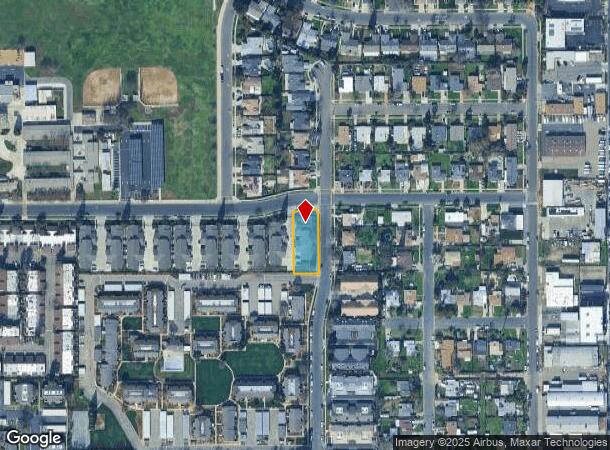 1203 W Spruce Ave, Fresno, CA Parcel Map