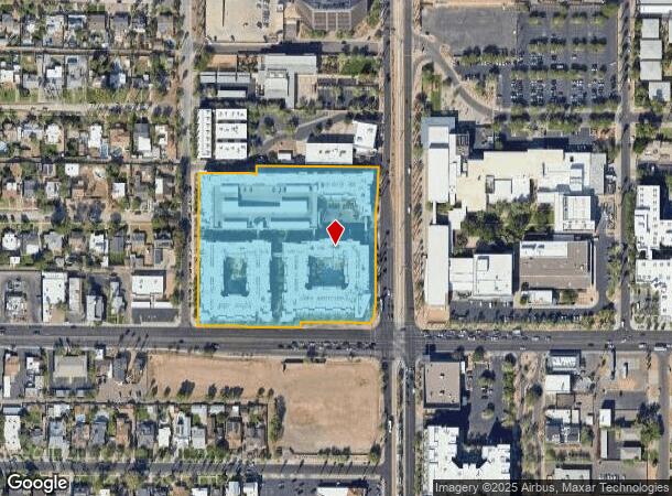  1616 N Central Ave, Phoenix, AZ Parcel Map