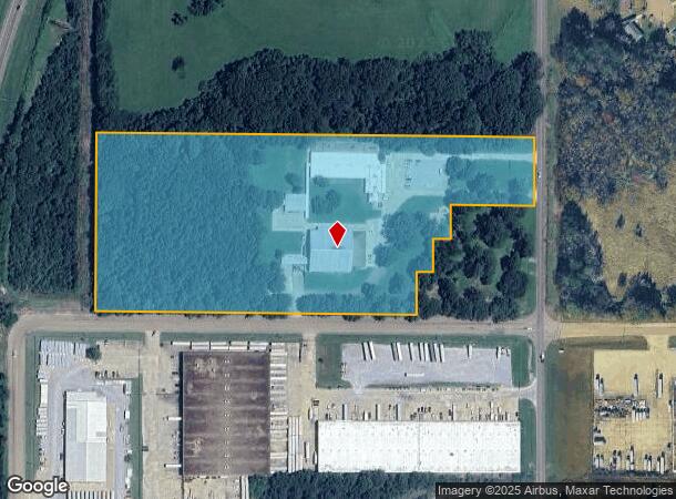 1635 Boling St, Jackson, MS Parcel Map