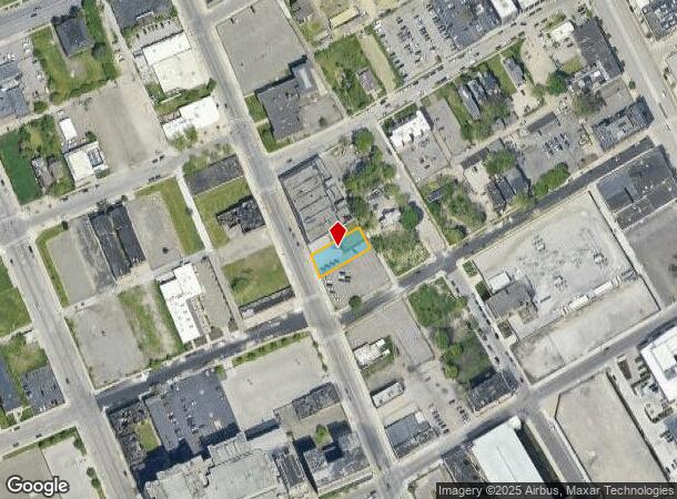  3124 Cass Ave, Detroit, MI Parcel Map