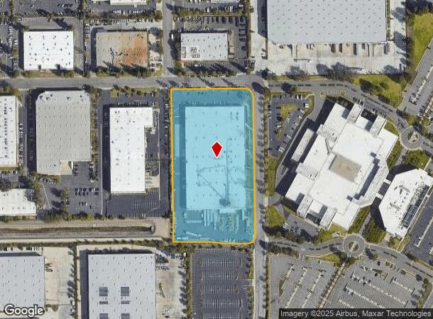  3200 Enterprise St, Brea, CA Parcel Map