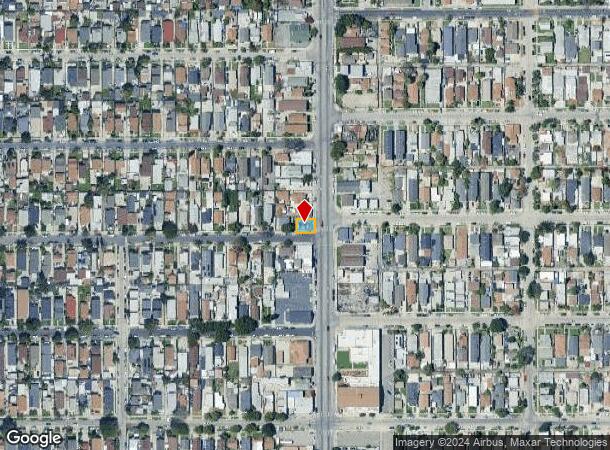  8129 S San Pedro St, Los Angeles, CA Parcel Map