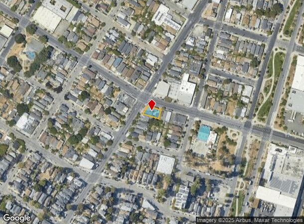  1334 Peralta St, Oakland, CA Parcel Map