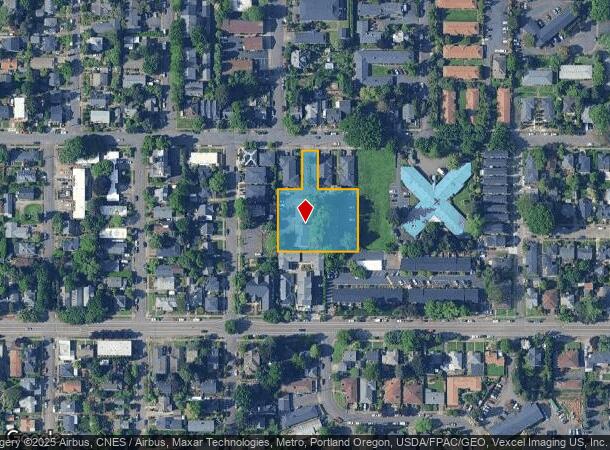 3428 Se Francis St, Portland, OR Parcel Map