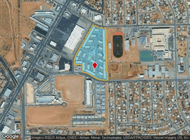 5249 Wren Ave, El Paso, TX Parcel Map