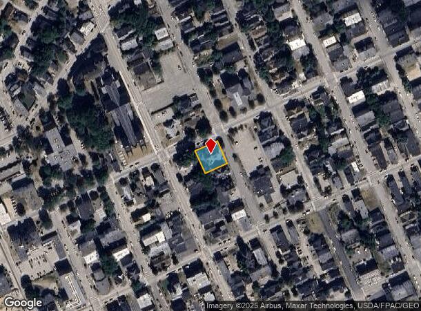 135 Ash St, Lewiston, ME Parcel Map
