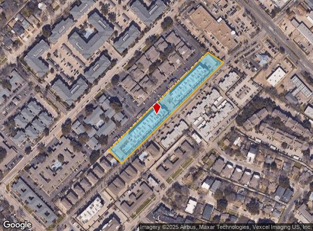 3383 Cedarplaza Ln, Dallas, TX Parcel Map