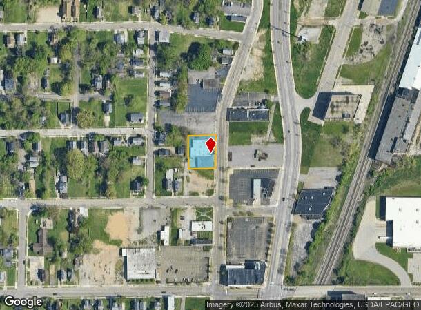  1056 S Main St, Akron, OH Parcel Map