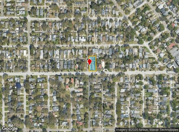  1153 34Th Ave N, Saint Petersburg, FL Parcel Map
