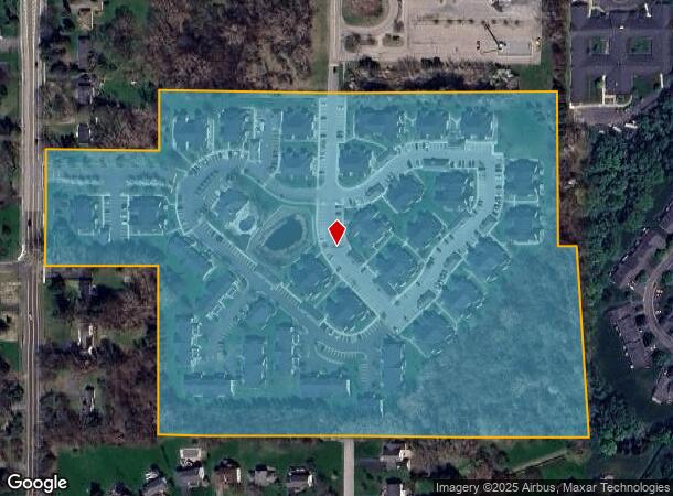  100 Hammocks Dr, Fairport, NY Parcel Map