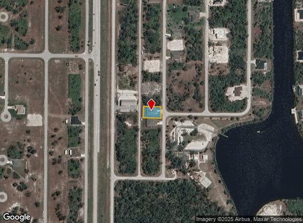 10141 Amicola St, Port Charlotte, FL Parcel Map