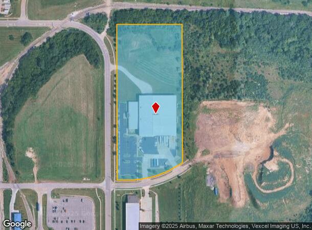 2050 Packer Ct, Lawrence, KS Parcel Map