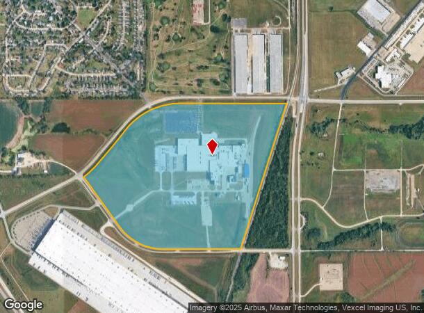  100 Mars Blvd, Topeka, KS Parcel Map