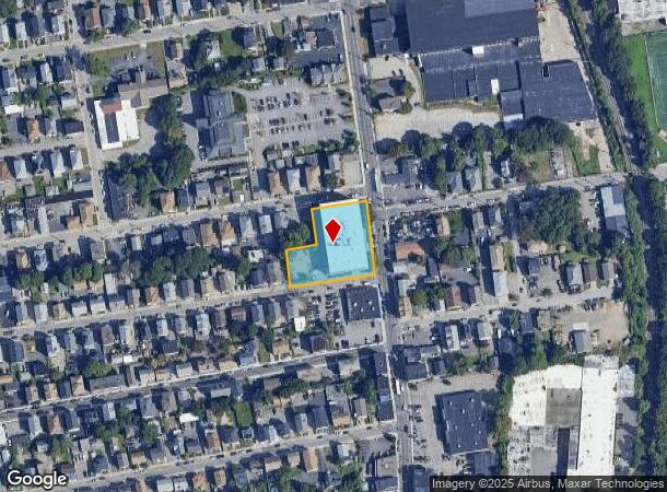  21 Lincoln Ave, Central Falls, RI Parcel Map